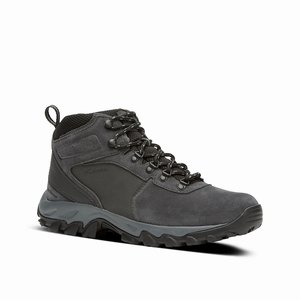 Columbia Newton Ridge™ Plus II Suede Vattenproof Vandringsskor Herr MörkGrå/Svarta (MSNAU2945)